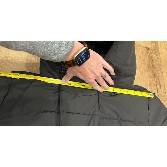 Women’s DKNY Heavy Puffer Parka Long Coat Jacket Black XL EUC! - Picture 9 of 15